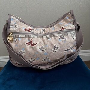 Rare Women’s LeSportsac Disney Bambi Shoulder Bag with Matching Pouch